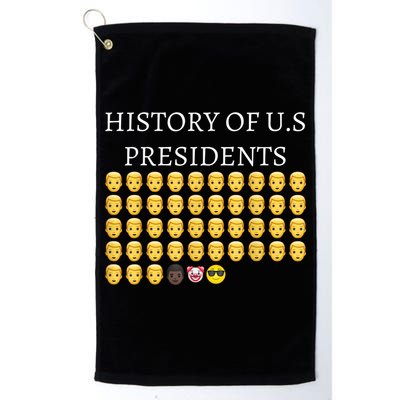 History Of U.S Presidents 46th Cool President Golf Towel