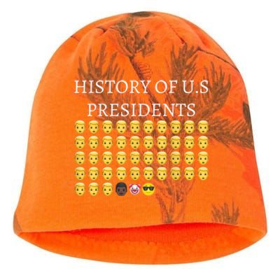 History Of U.S Presidents 46th Cool President Kati - Camo Knit Beanie