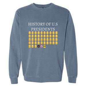 History Of U.S Presidents 46th Cool President Garment-Dyed Sweatshirt