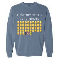 History Of U.S Presidents 46th Cool President Garment-Dyed Sweatshirt