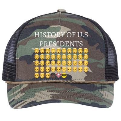 History Of U.S Presidents 46th Cool President Retro Rope Trucker Hat Cap