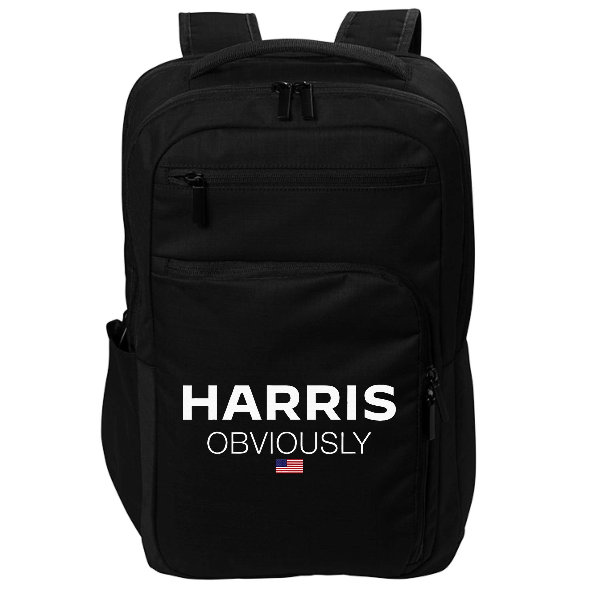 Harris Obviously Usa Flag Kamala Harris For President 2024 Impact Tech Backpack