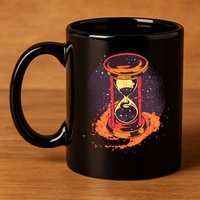 Hourglass 11oz C Handle Ceramic Mug