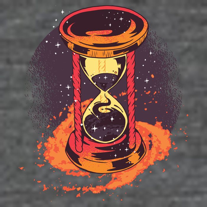 Hourglass Button