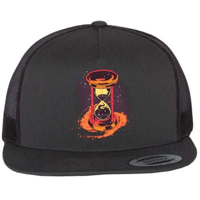 Hourglass Flat Bill Trucker Hat