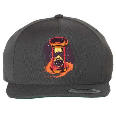 Hourglass Wool Snapback Cap