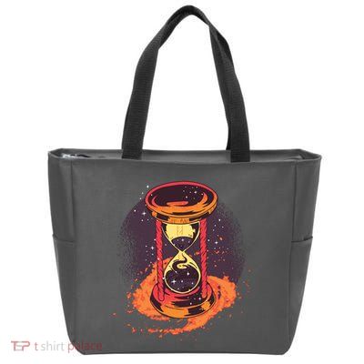 Hourglass Zip Tote Bag