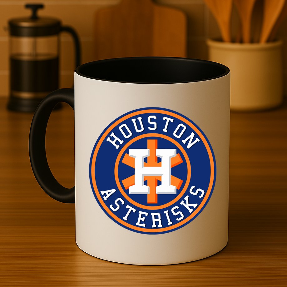 Houston Asterisks Baseball Cheated In 2017 Mug
