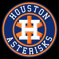 Houston Asterisks Baseball Cheated In 2017 Cropped Pullover Crew