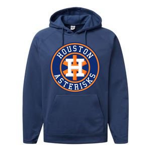 Houston Asterisks Baseball Cheated In 2017 Performance Fleece Hoodie