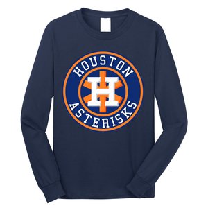 Houston Asterisks Baseball Cheated In 2017 Long Sleeve Shirt