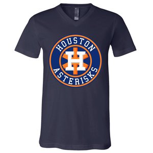 Houston Asterisks Baseball Cheated In 2017 V-Neck T-Shirt