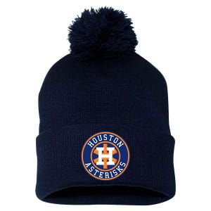 Houston Asterisks Baseball Cheated In 2017 Pom Pom 12in Knit Beanie