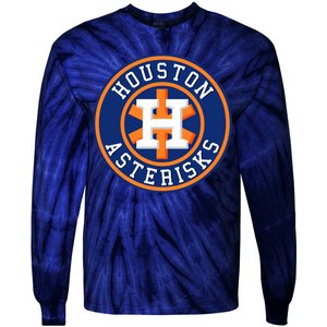 Houston Asterisks Baseball Cheated In 2017 Tie-Dye Long Sleeve Shirt