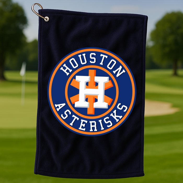 Houston Asterisks Baseball Cheated In 2017 Golf Towel