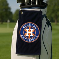Houston Asterisks Baseball Cheated In 2017 Golf Towel