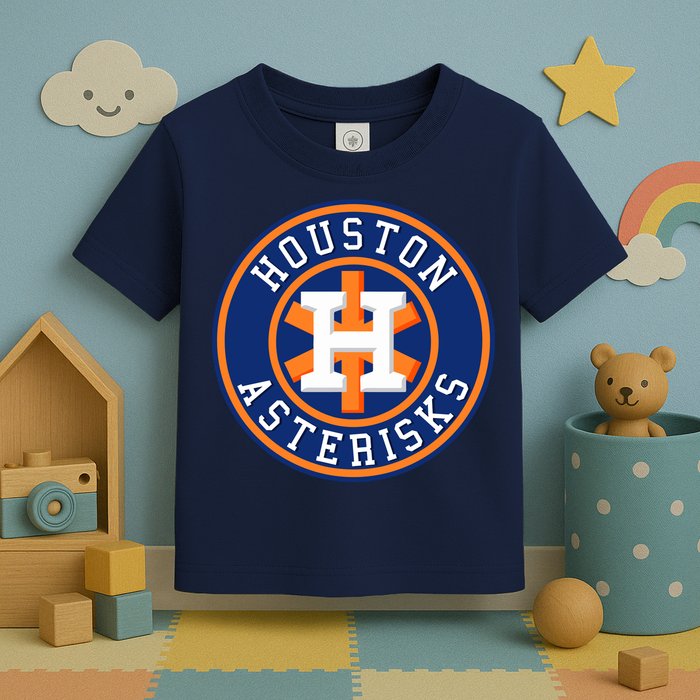 Houston Asterisks Baseball Cheated In 2017 Toddler T-Shirt