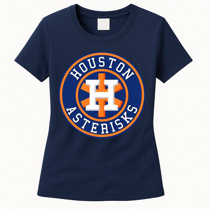 Houston Asterisks Baseball Cheated In 2017 Womens T-Shirt
