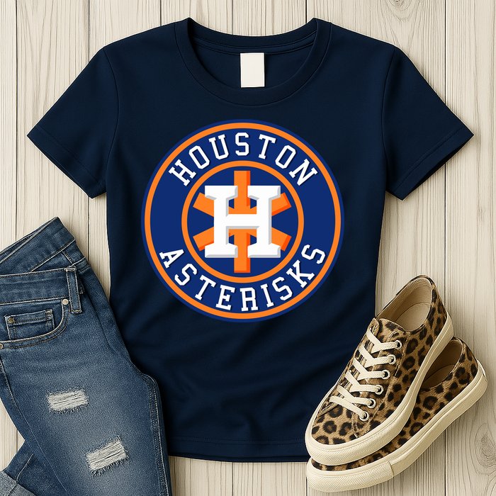 Houston Asterisks Baseball Cheated In 2017 Womens T-Shirt