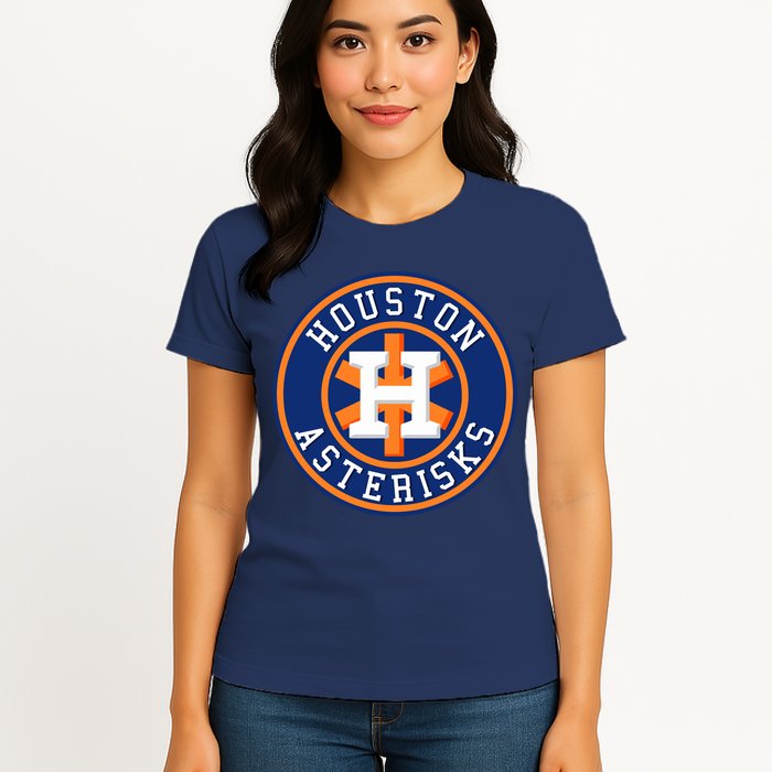 Houston Asterisks Baseball Cheated In 2017 Womens T-Shirt