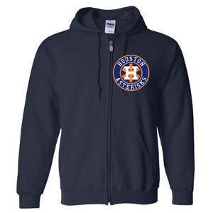 Houston Asterisks Baseball Cheated In 2017 Full Zip Hoodie