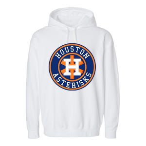 Houston Asterisks Baseball Cheated In 2017 Garment-Dyed Fleece Hoodie