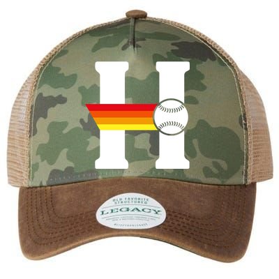 Houston Baseball H Legacy Tie Dye Trucker Hat