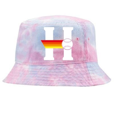 Houston Baseball H Tie-Dyed Bucket Hat