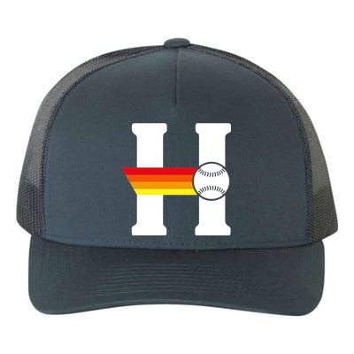 Houston Baseball H Yupoong Adult 5-Panel Trucker Hat