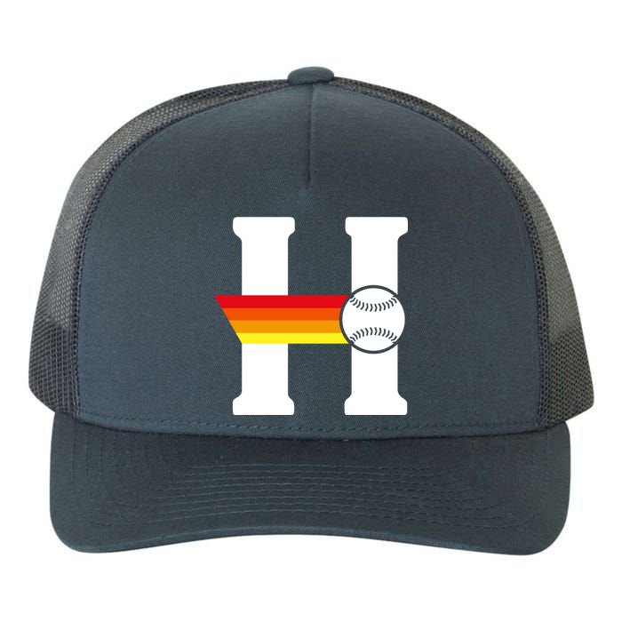 Houston Baseball H Yupoong Adult 5-Panel Trucker Hat