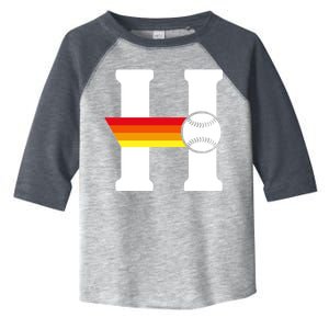 Houston Baseball H Toddler Fine Jersey T-Shirt