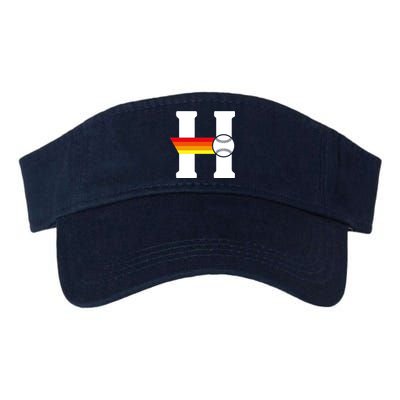 Houston Baseball H Valucap Bio-Washed Visor