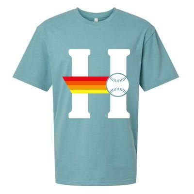 Houston Baseball H Sueded Cloud Jersey T-Shirt