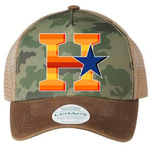 Houston Baseball H Star Logo Legacy Tie Dye Trucker Hat