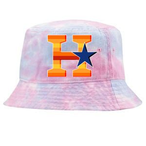 Houston Baseball H Star Logo Tie-Dyed Bucket Hat