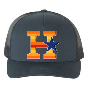 Houston Baseball H Star Logo Yupoong Adult 5-Panel Trucker Hat