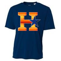 Houston Baseball H Star Logo Cooling Performance Crew T-Shirt