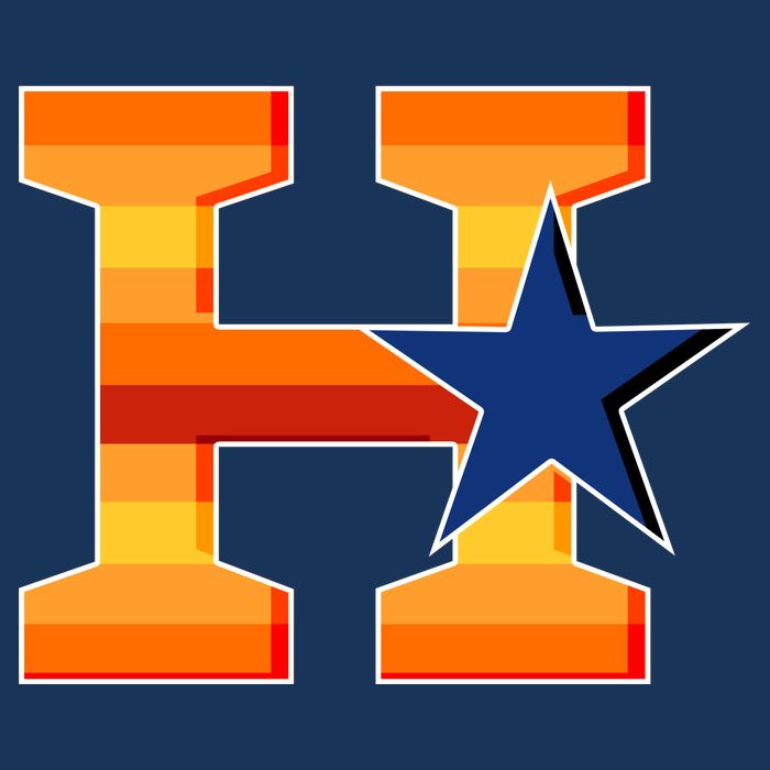 Houston Baseball H Star Logo Apron
