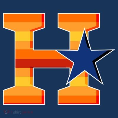 Houston Baseball H Star Logo T-Shirt