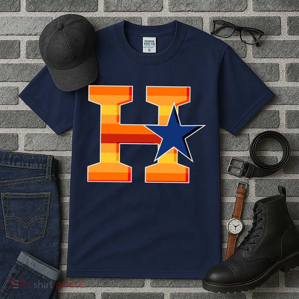 Houston Baseball H Star Logo Tall T-Shirt