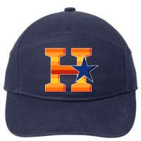 Houston Baseball H Star Logo 7-Panel Snapback Hat