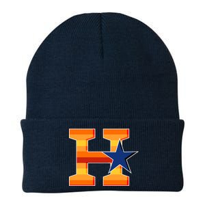 Houston Baseball H Star Logo Knit Cap Winter Beanie