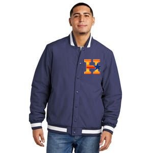 Houston Baseball H Star Logo Insulated Varsity Jacket