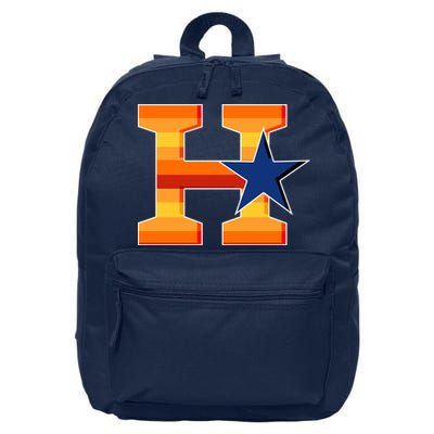 Houston Baseball H Star Logo 16 in Basic Backpack