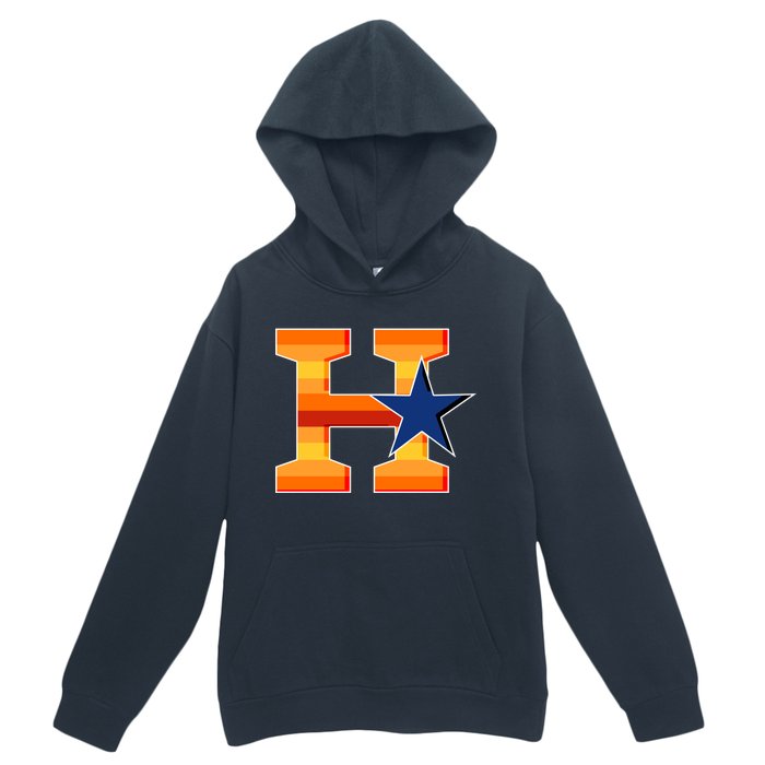 Houston Baseball H Star Logo Urban Pullover Hoodie