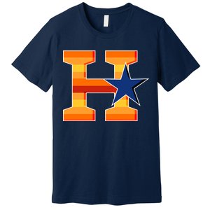 Houston Baseball H Star Logo Premium T-Shirt