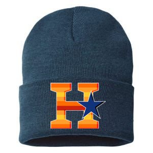 Houston Baseball H Star Logo Sustainable Knit Beanie