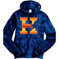 Houston Baseball H Star Logo Tie Dye Hoodie