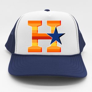 Houston Baseball H Star Logo Trucker Hat