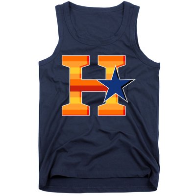 Houston Baseball H Star Logo Tank Top